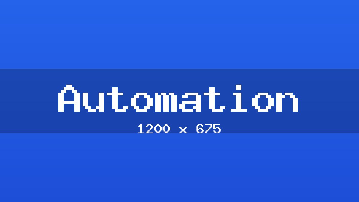 Automation placeholder image