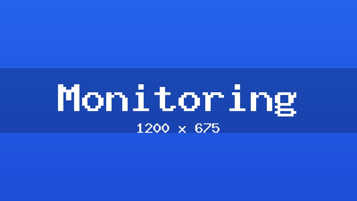 Monitoring placeholder image