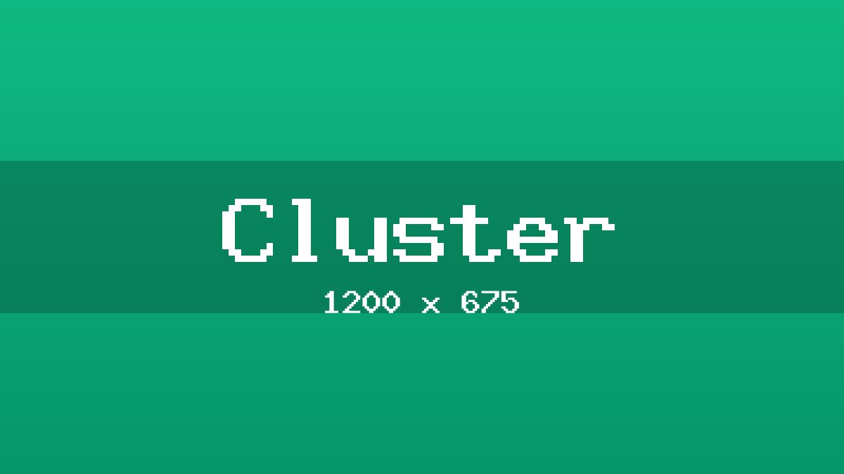 Cluster placeholder image